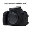 Red Soft Silicone Protective Case for Canon EOS 600D - 6