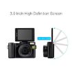R2 2.7K Vlog Camera with 4X Zoom & 3.0" Flip Screen (Black) - 5