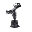 Suction Cup Phone Holder with Tripod Adapter & Safety Buckle (Black) - 2