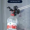 Suction Cup Phone Holder with Tripod Adapter & Safety Buckle (Black) - 5