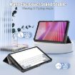 Lenovo Tab One 8.7/K9 2025 Black 3-Fold Leather Tablet Case - 5