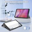Lenovo Tab One 8.7/K9 2025 Leather Smart Case, Grey, 3-Fold Holder - 5
