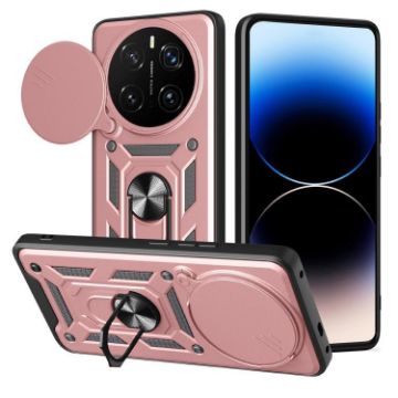 For Honor Magic7 Pro Rose Gold Camera Cover TPU+PC Case - 1