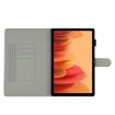 Galaxy Tab A7 10.4 2020 Dot Pattern Leather Case (Black White) - 4