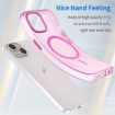 iPhone 16 MagSafe Frosted Translucent Pink Full Coverage Case - 3