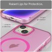iPhone 16 MagSafe Frosted Translucent Pink Full Coverage Case - 5