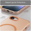 iPhone 16e MagSafe Orange Frosted Translucent Full Coverage Case - 5