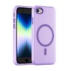 iPhone SE 2022/2020/8 MagSafe Frosted TPU+PC Case, Dark Purple - 1