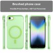 iPhone SE 2022/2020/8 Green MagSafe Frosted TPU+PC Case - 2
