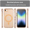 iPhone SE 2022/2020/8 MagSafe Orange Frosted Translucent Case - 2