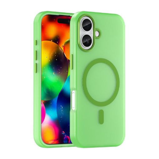 iPhone 17 MagSafe Frosted Green TPU+PC Full Coverage Case - 1