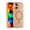 iPhone 17 MagSafe TPU + PC Frosted Translucent Case (Orange) - 1