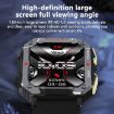 YK01 Smart Sports Watch, 1.83" HR/BP/Blood O2 Call (Black) - 5