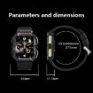YK01 1.83" Smart Sports Watch, Heart Rate/BP/Oxygen, Green - 3