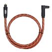 EMK 5m Orange Swivel 90 Rotatable Optical Audio Cable - 4