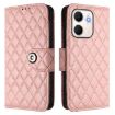 OPPO A5x 4G/5G Rhombic Texture Flip Leather Case with Lanyard - 2