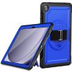 Samsung Galaxy Tab A9+ Honeycomb Grip Stand Tablet Case (Dark Blue) - 1