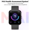 GTS6 Runmefit 1.69" Smart Watch: Heart Rate, BT Call, Black - 5