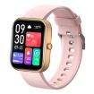 GTS5 2" Fitness Health Smart Watch, BT Call/Heart/BP/Glucose, Rose Gold - 1