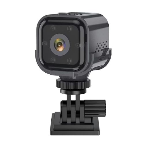 AS03 Black Mini HD Infrared Night Vision Outdoor Smart Camera - 1