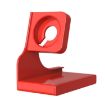 Red PC Base Charging Stand for Apple Watch Series Smartwatch - 1