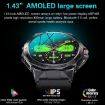 LEMFO K62 1.43" AMOLED Smart Watch with Bluetooth Calls (Black) - 5