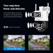 SriHome SH048 Dual Lens 2MP Smart Night Vision IP Camera (UK Plug) - 6