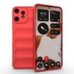 Nothing CMF Phone 2 Pro 5G Case - Magic Shield TPU + Flannel (Red) - 1
