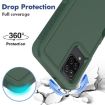 Samsung Galaxy A12 Phone Case 2 in 1 PC + TPU (Dark Green) - 3