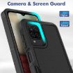 Samsung Galaxy A12 2-in-1 PC + TPU Phone Case (Black) - 5