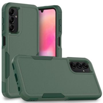 Samsung Galaxy A24 Dual Layer Phone Case - Dark Green - 1