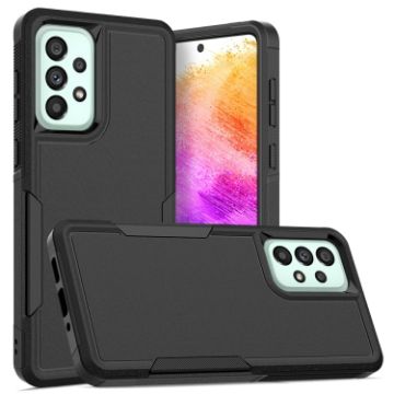Samsung Galaxy A73 5G PC + TPU Phone Case (Black), 2 in 1 - 1