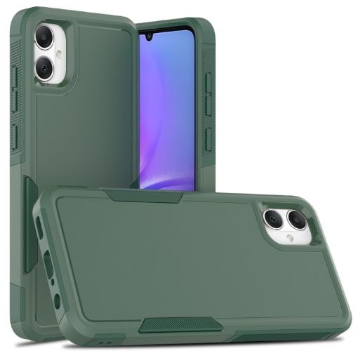 Galaxy A05 2-in-1 Dark Green Phone Case: PC + TPU - 1
