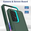 Samsung Galaxy A53 5G Dual Layer Case, PC + TPU, Dark Green - 5