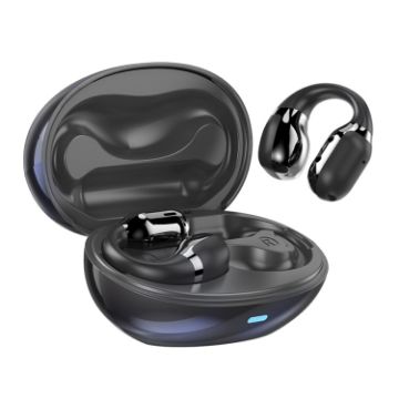 ZGA Symphony GS09S Bluetooth TWS Earphone, Black, Air Conduction - 1