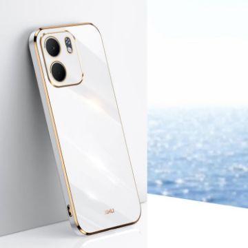 OPPO A5X 5G XINLI 6D Electroplate TPU Case (White) - 1