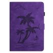 Embossed Leather Case for Galaxy Tab A 9.7 T550/T555C - Purple - 2