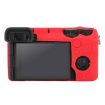 Red Litchi Texture Soft Silicone Case for Sony ILCE-6700/A6700 - 3