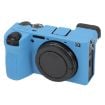 Sony ILCE-6700/A6700 Blue Glossy Silicone Protective Case - 1