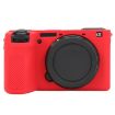 Sony ILCE-6700/A6700 Red Glossy Soft Silicone Protective Case - 2