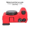 Sony ILCE-6700/A6700 Red Glossy Soft Silicone Protective Case - 5