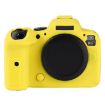 Canon EOS R6 Mark II Yellow Litchi Texture Silicone Case - 2