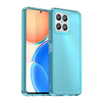 For Honor X6 4G Candy Series Transparent Blue TPU Case - 1