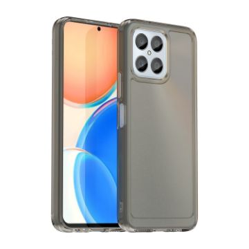 For Honor X6 4G TPU Transparent Grey Phone Case - Candy Series - 1