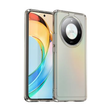 For Honor X50 TPU Phone Case - Transparent Grey Candy Series - 1