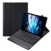 Vivo Pad5 Pro 13" Keyboard TPU Leather Case with Holder - Black - 1