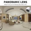 CM-I310M 3MP 180 Panoramic Smart PTZ WiFi Camera, EU Plug (White) - 3