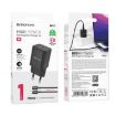 BOROFONE BN13 PD30W Charger with Type-C to 8 Pin Cable, EU Plug - 5