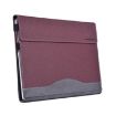 Wine Red Cloth Texture Leather Case for Surface Laptop 6, 15 inch - 4