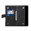 Moto G86 Power RFID Leather Case, Retro Frosted, Black - 4